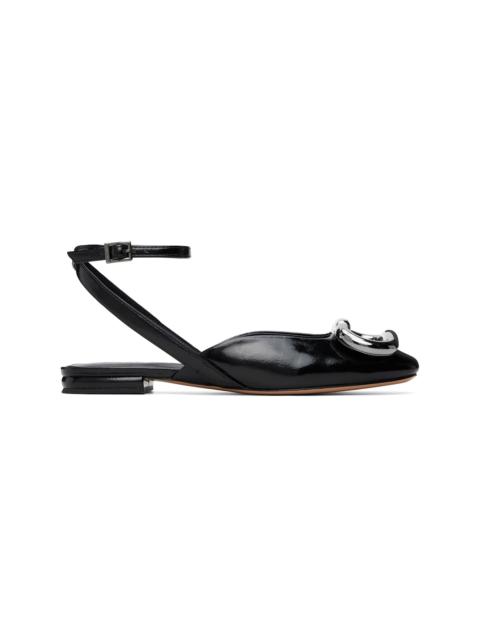 Marc Jacobs Black 'The Pop J Marc' Flats