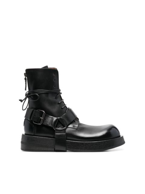 Marsèll harness-style ankle leather boots
