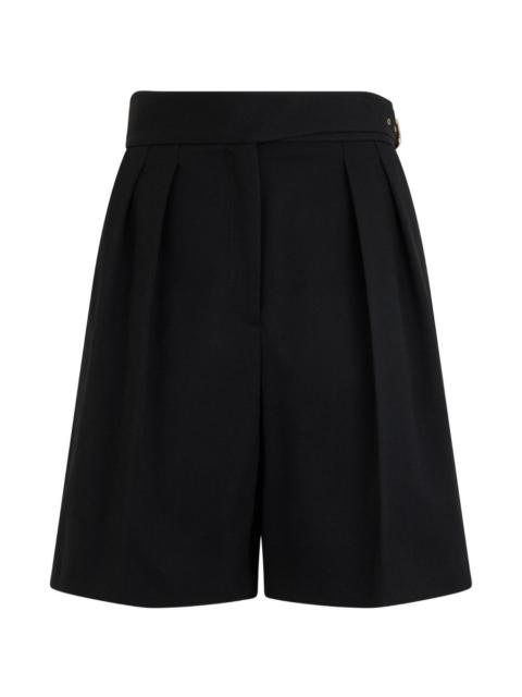 Valentino buckle pleat shorts