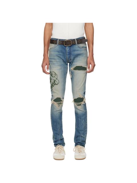 AMIRI Blue 'AMIRI Hollywood' MX1 Jeans