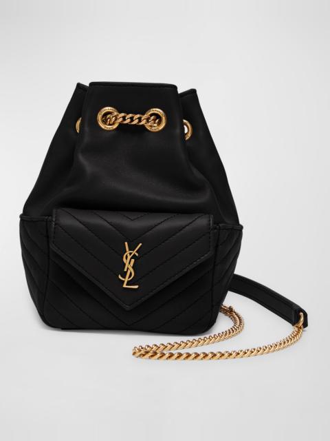 【SAINT LAURENT】LEATHER BUCKET BAG●817386AADUK1000 bucket bag in leather | Saint Laurent | YSL SE