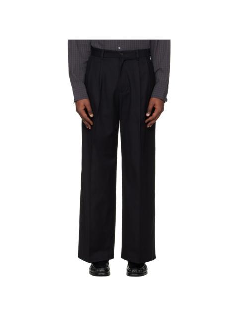 HOPE Black Loose-Fit Trousers