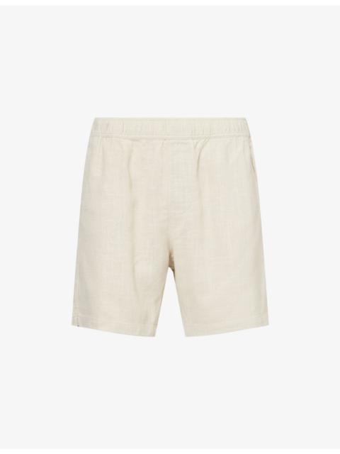 PAIGE Elijah Linen-Blend Shorts