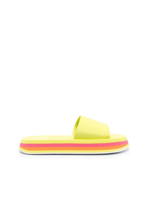 MSGM chunky flat slides