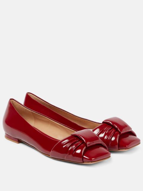 Gianvito Rossi Leather ballet flats