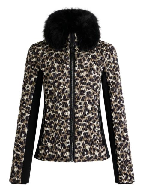 Fusalp leopard-print ski jacket