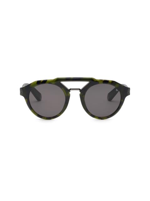 Brave round-frame sunglasses