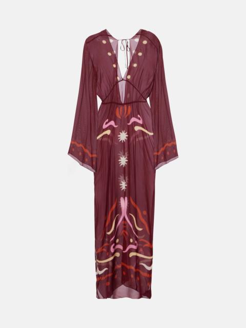 CALA de la CRUZ Odele printed maxi dress