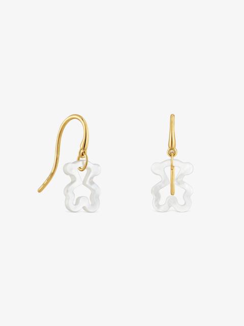 TOUS 9kt gold and mother-of-pearl Earrings TOUS Kaos Nacar