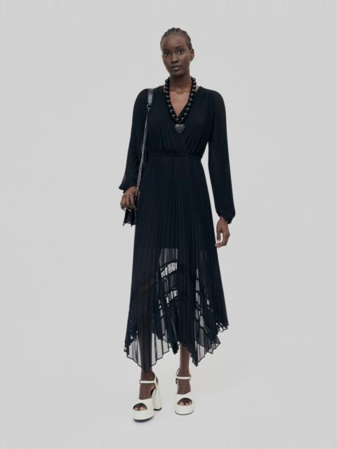 The Kooples LONG BLACK PLEATED DRESS