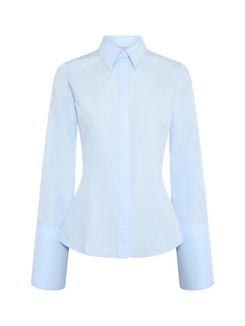 GABRIELA HEARST Jataya Shirt in Light Blue Sea Island Cotton