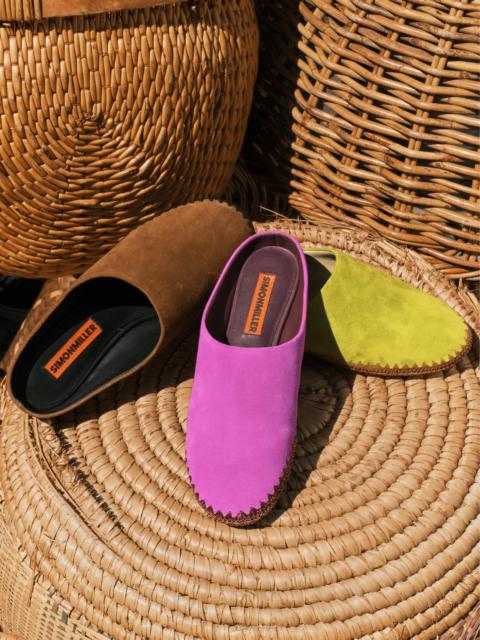 SIMONMILLER Riad Slipper In Fuchsia/Plum