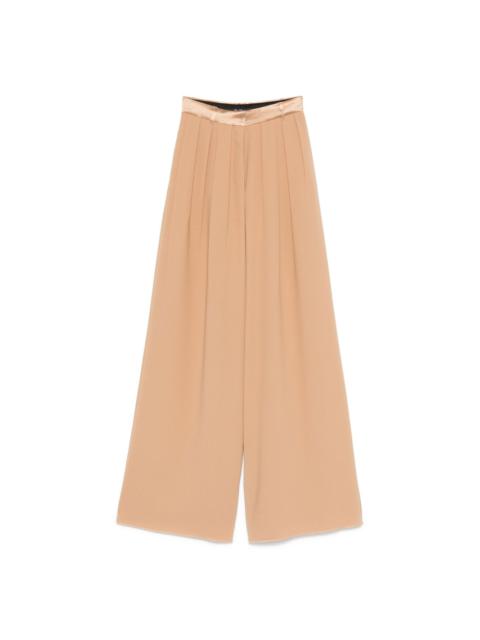 high-waisted trousers