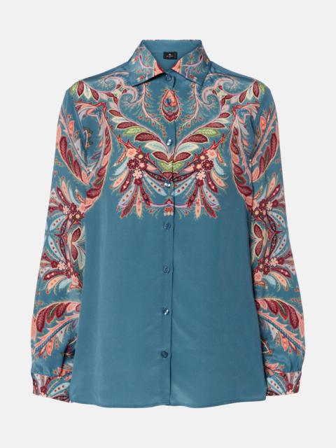 Paisley silk shirt