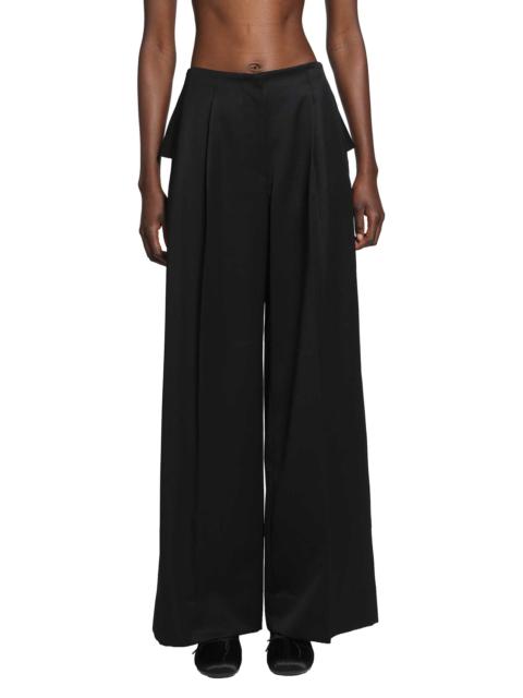 Simone Rocha Back Bow Wide Leg Trousers