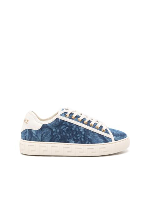 Greca Barocco-jacquard sneakers