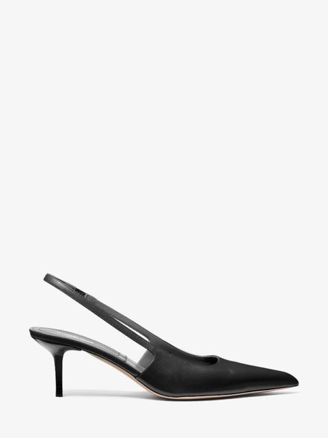 MICHAEL KORS Emma Leather Slingback Pump