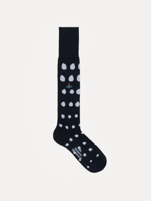 Vivienne Westwood DOTS HIGH SOCK