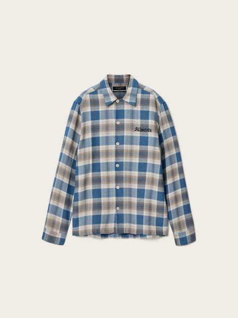 ALLSAINTS ATLA RELAXED LONG SLEEVE CHECK SHIRT