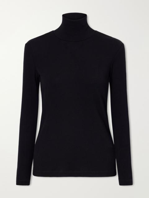Max Mara Cono wool-jersey turtleneck top Black