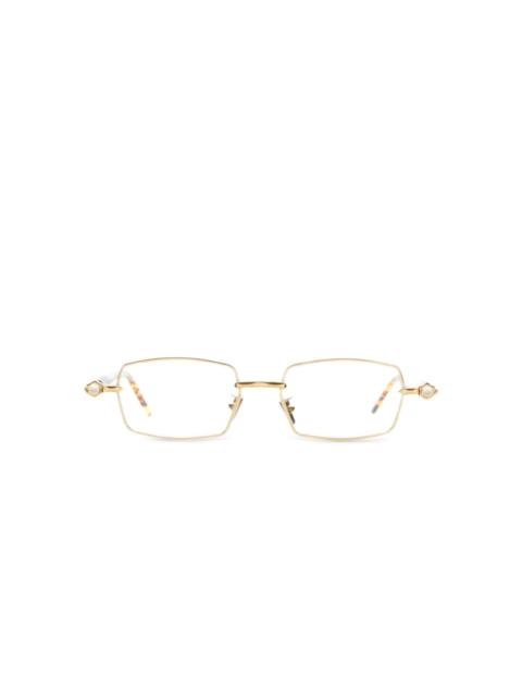 Kuboraum rectangle-frame glasses