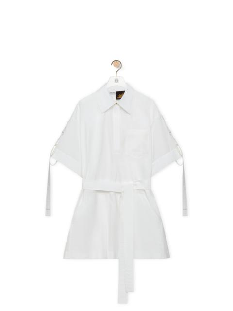 Loewe Workwear mini dress in cotton