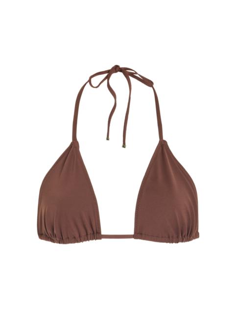 ÉTERNE Exclusive Thea Triangle String Bikini Top brown