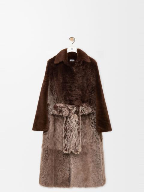 Loewe Coat in shearling