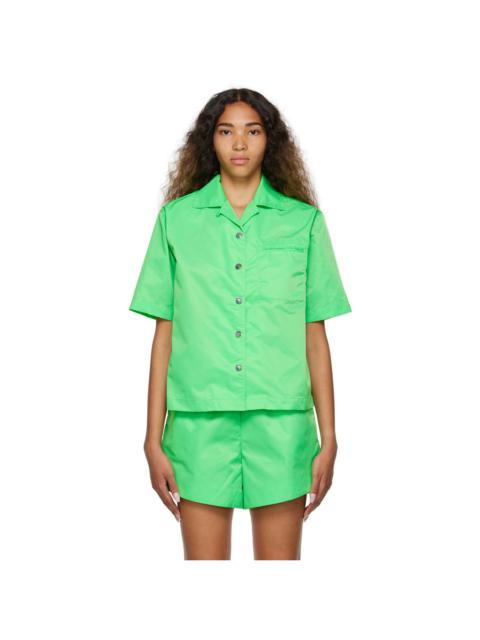 REMAIN Birger Christensen Green Storm Shirt