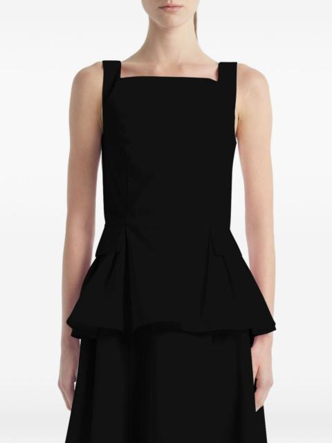 ADAM LIPPES Soleil peplum blouse
