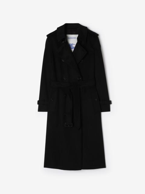 Burberry Long Cashmere Kensington Trench Coat