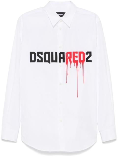 DSQUARED2 logo-print shirt