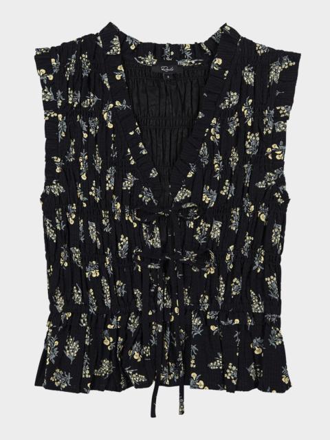 Rails Martine Ruffle-Trim Peplum Tank Top