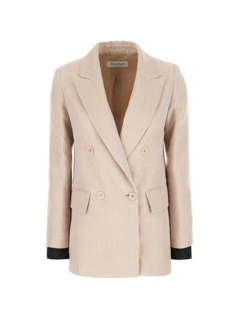 Max Mara double-breasted peak-lapel blazer