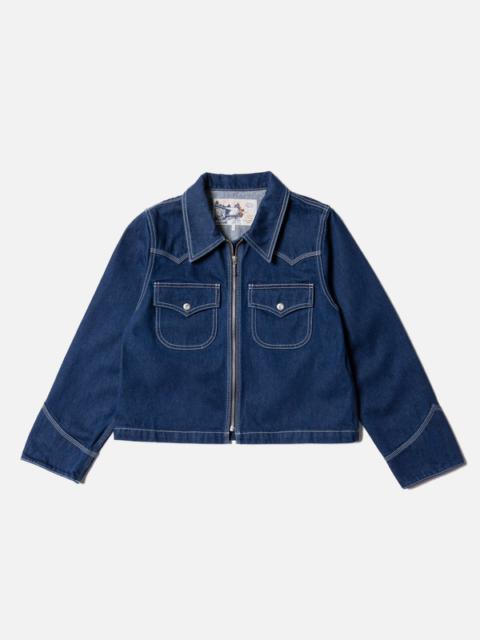 Nudie Jeans Anja Western Denim Jacket Blue