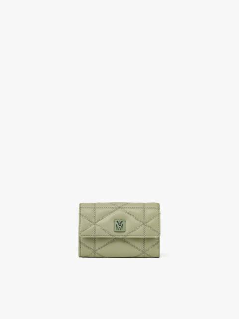 MCM Travia Card Case in Cloud Quilted Leather