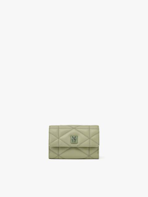 MCM Travia Card Case in Cloud Quilted Leather