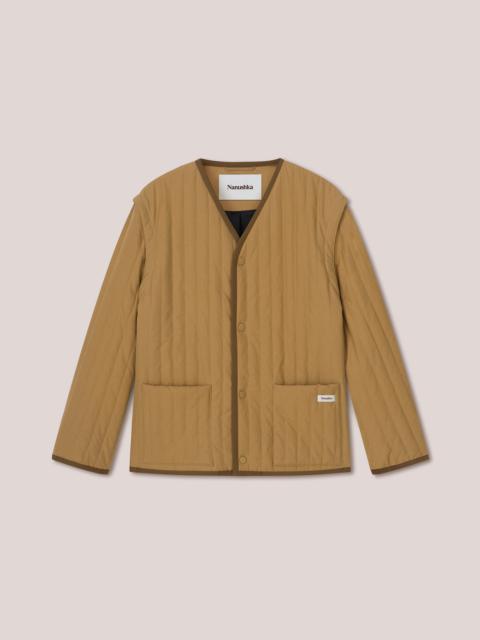 Nanushka LORIS - Quilted liner jacket - Prairie sand