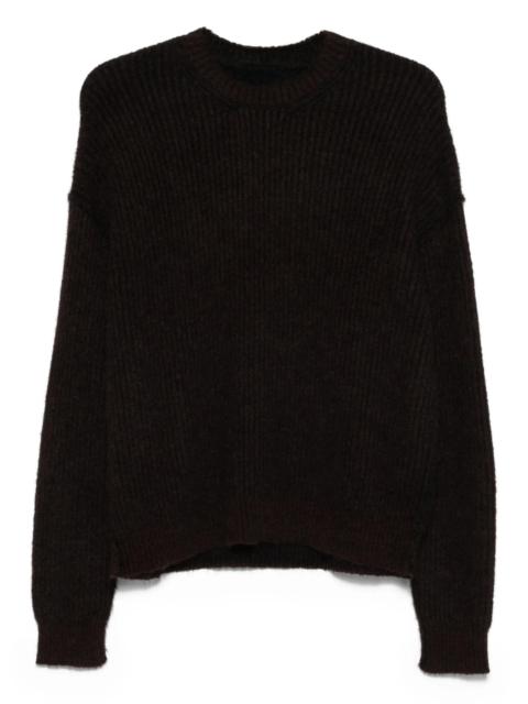 UMA WANG Uma Wang Ribbed Crew-neck Sweater