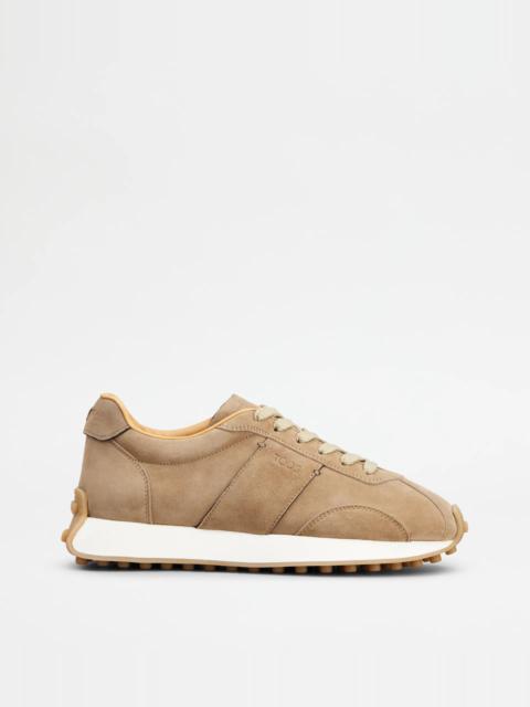 T VINTAGE SNEAKERS IN SUEDE - BEIGE