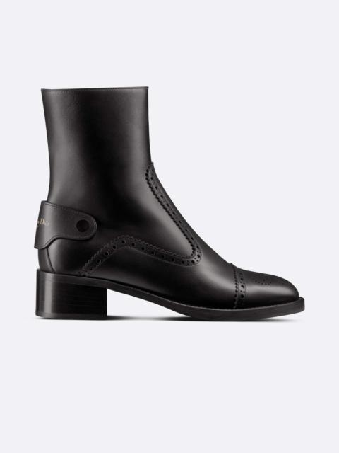 Dior D-Folk Heeled Ankle Boot
