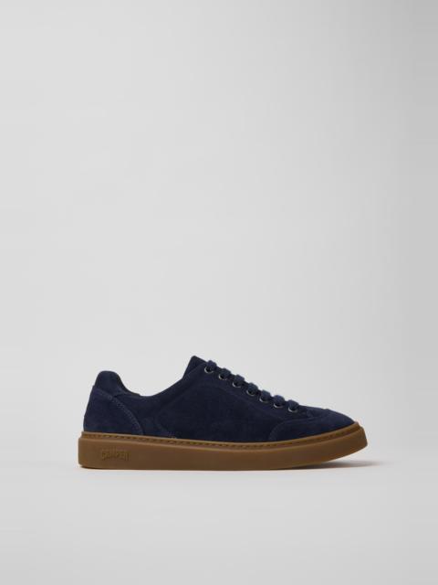 CAMPERLAB Blue Suede Sneakers for Men.