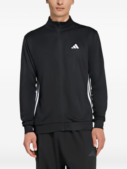 adidas Workout Essentials 3-Stripes zip-up sweater