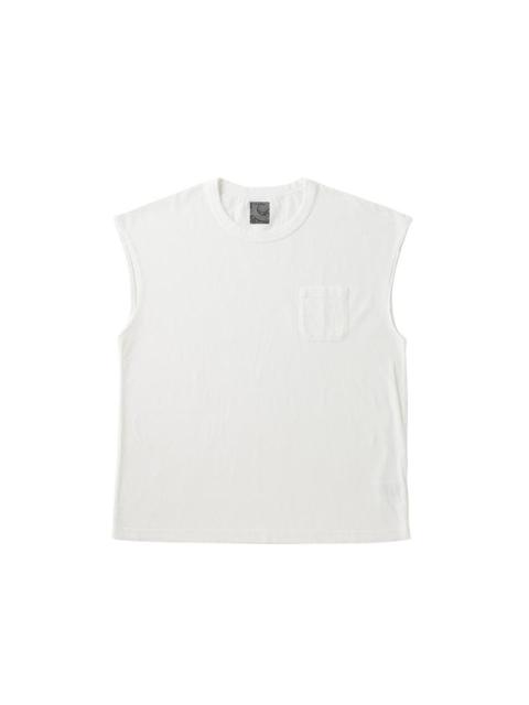 visvim JUMBO TEE S/L DMGD WHITE