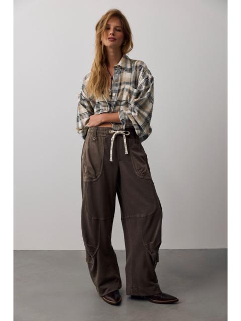 FREE PEOPLE We The Free Onset Knit Pull-On Cargo Pants