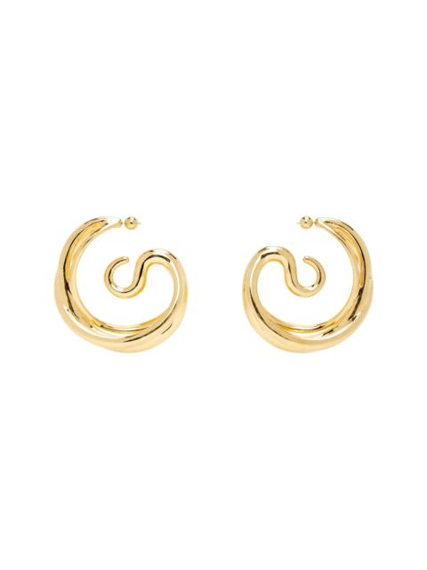 PANCONESI Gold Triptych Large Earrings