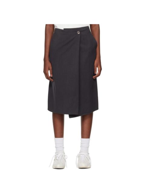 正規品・送料込み◆ADERERROR◆Skirt Product. 67 ADER error Gray Product. 67 Midi Skirt | REVERSIBLE