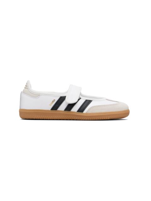 adidas Originals White Samba Jane Sneakers
