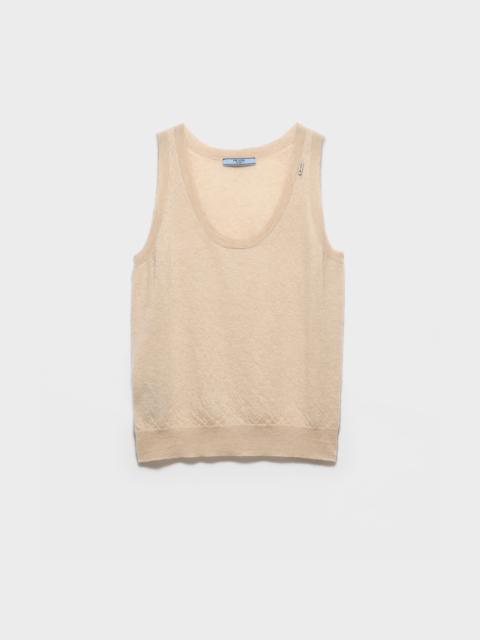 Prada Cashmere tank top