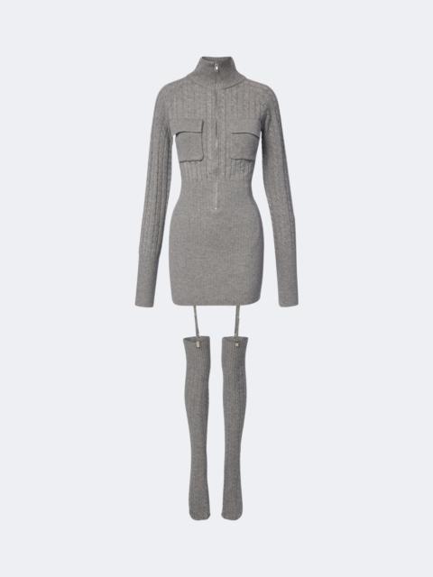 AYA MUSE Rovo minidress and over-the-knee socks set